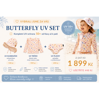 sladěný set butterfly