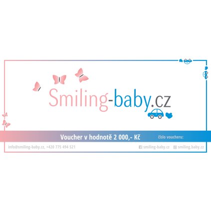 Gift voucher valued at 2,000 CZK