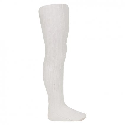 wool rib tights beige