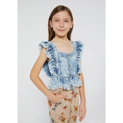 ecofriends ruffle blouse girl id 22 06124 081 L 3