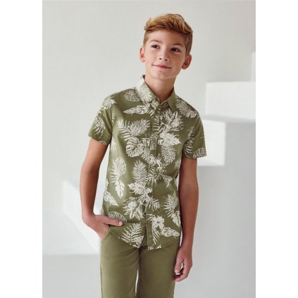 ecofriends patterned short sleeve shirt boy id 22 06113 072 L 2