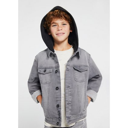 ecofriends denim jacket with hood boy id 22 06406 079 L 3