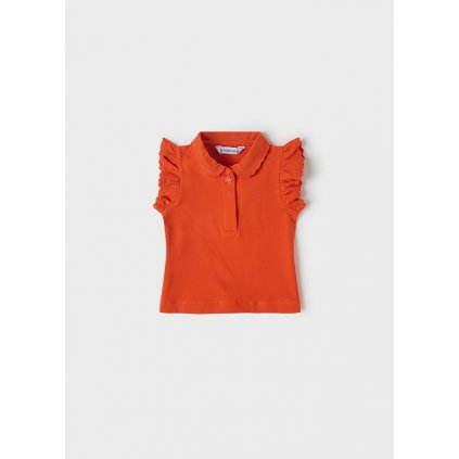 ecofriends ruffle sleeve polo shirt baby girl id 22 01184 079 L 4