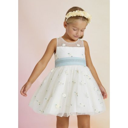 embroidered tulle dress girl id 23 05035 004 M 3