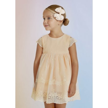embroidered tulle dress girl id 23 05038 063 M 2