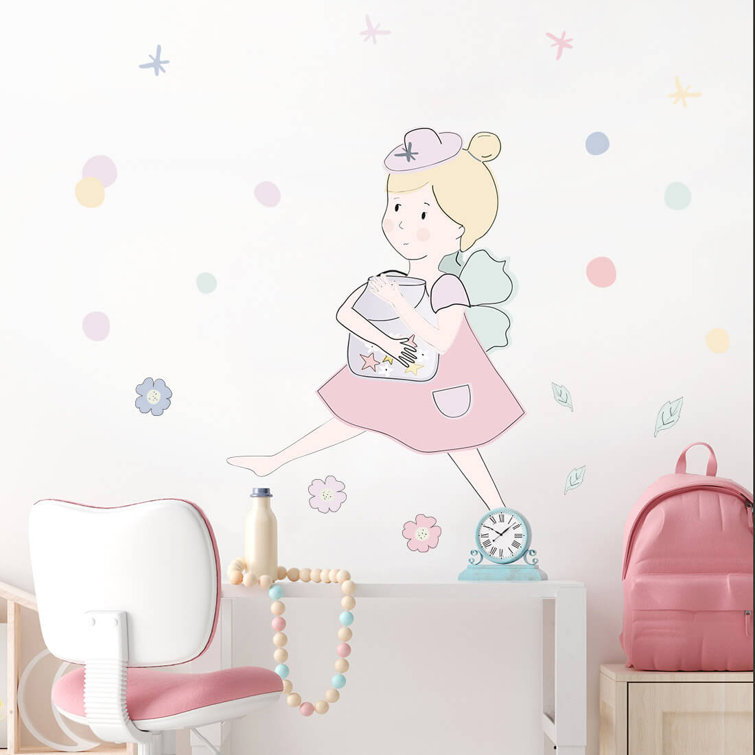 Pastelowe Love Pastelowe Love® samolepka na zeď víla Freja Samolepka 82 x 56 cm
