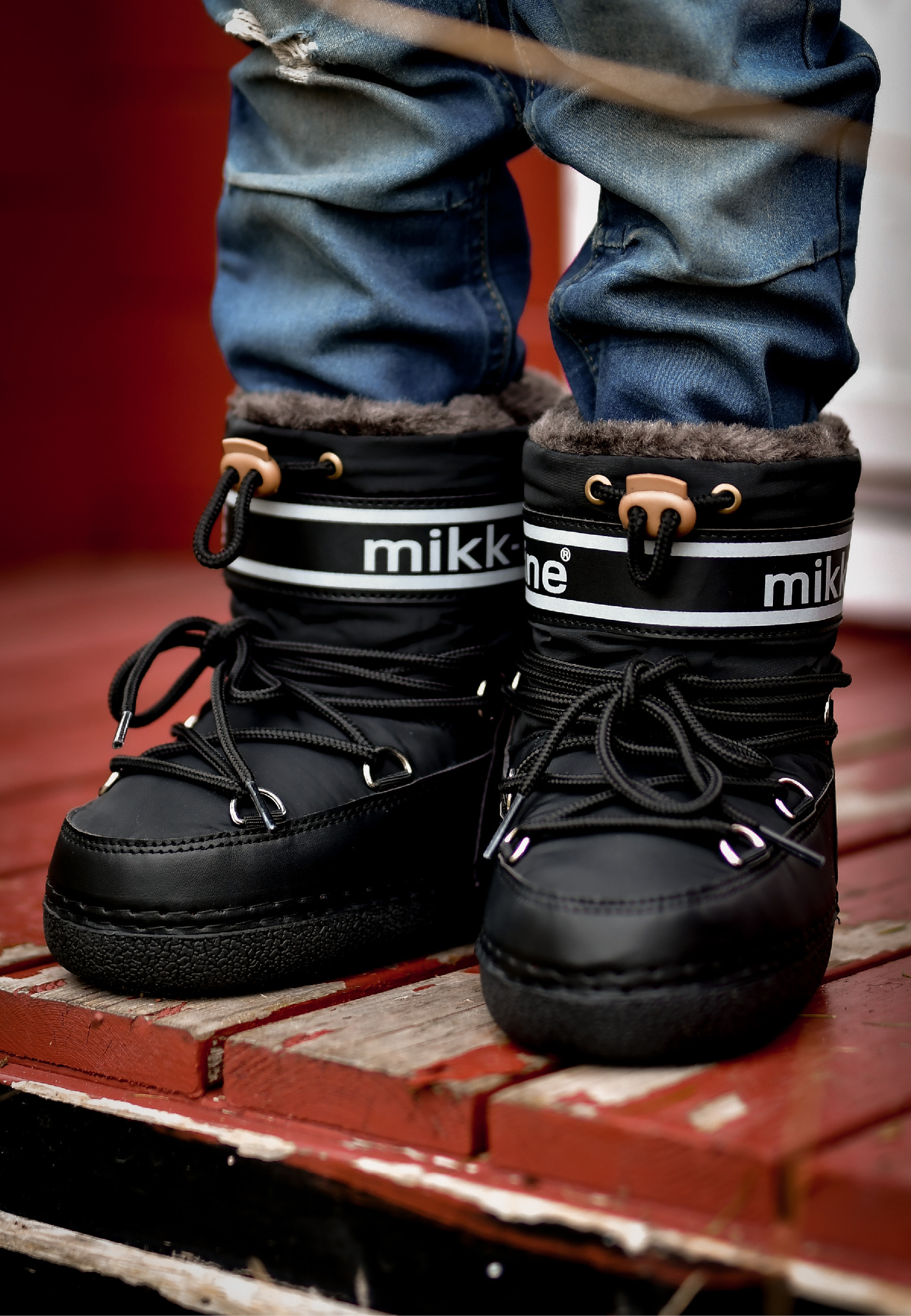 Levně Mikk-Line Mikk - Line dětské sněhule 70000 Black
