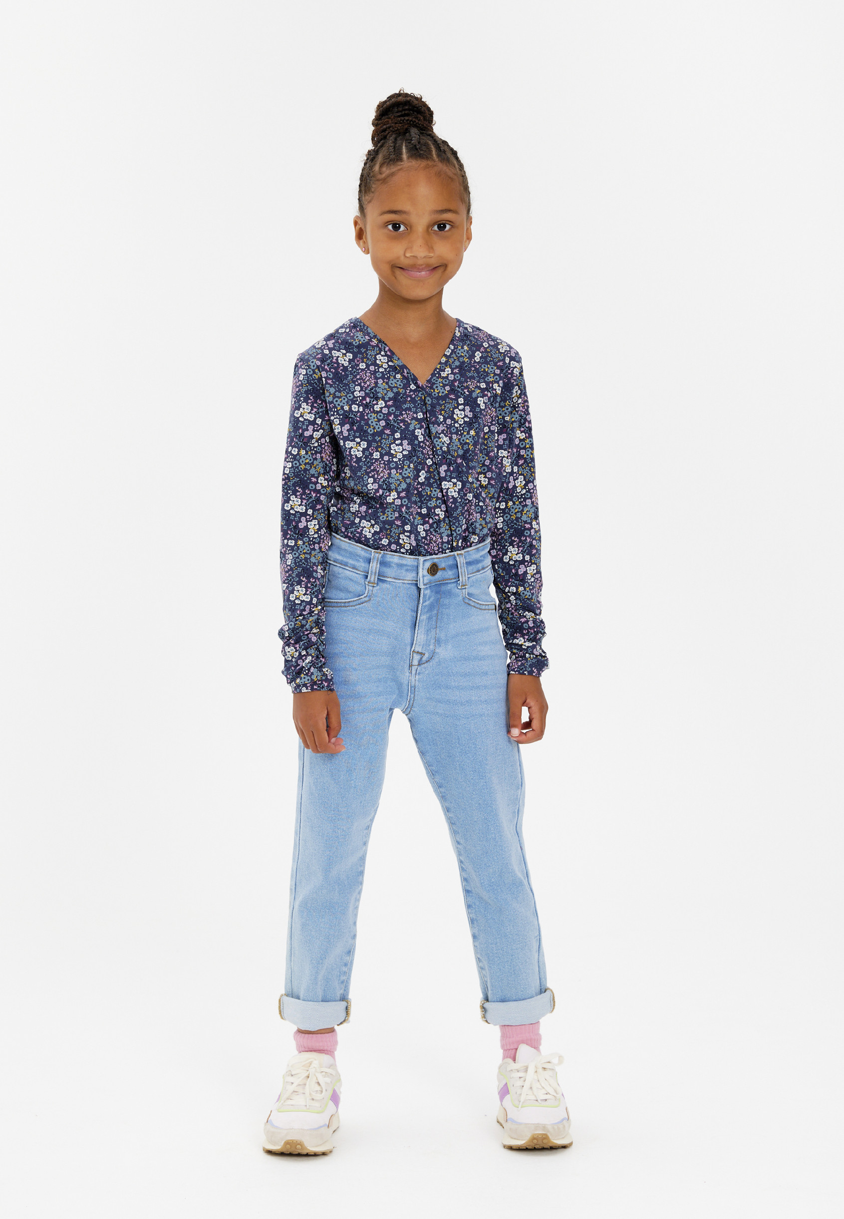 Levně THE NEW dívčí Mom fit džíny TN4524