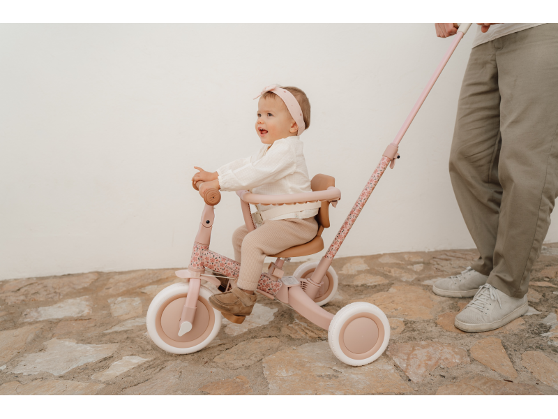 Levně LITTLE DUTCH tříkolka 4V1 PINK