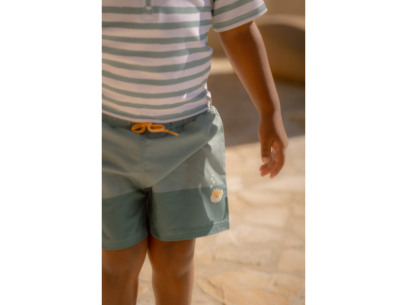 LITTLE DUTCH plavky SEASHELLS SURF BLUE