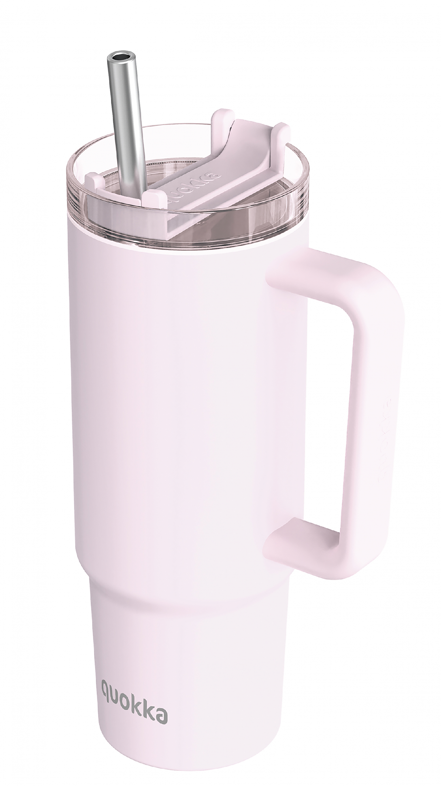 Levně Quokka Nerezový termohrnek s brčkem Stream Pink 1200 ml TERMO