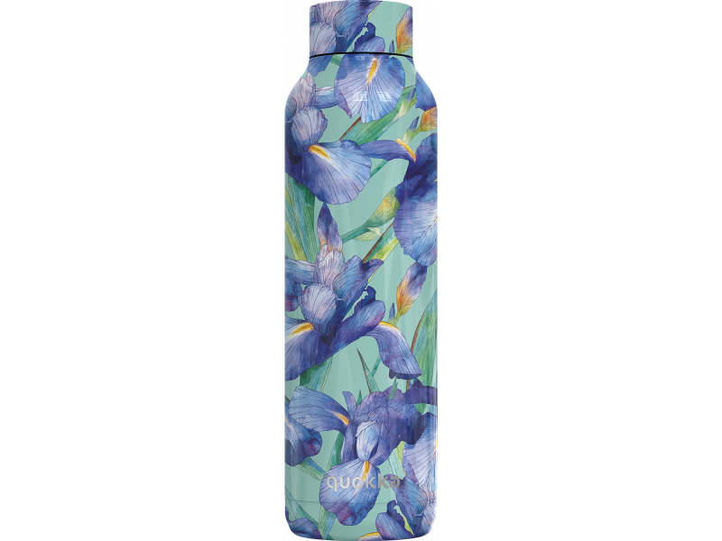 Levně QUOKKA nerezová termoláhev SOLID BLUE IRISIS 630 ML TERMO