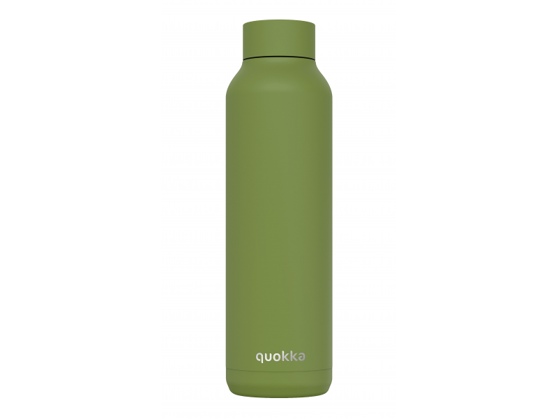 Levně QUOKKA nerezová termoláhev SOLID OLIVE GREEN 630 ML TERMO