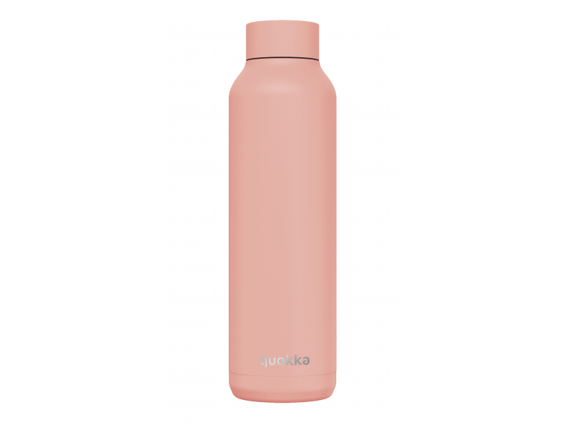 Levně QUOKKA nerezová termoláhev SOLID PASTEL PEACH 630 ML TERMO