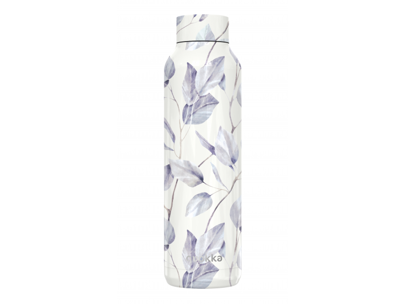Levně QUOKKA nerezová termoláhev SOLID GREY BOUQUET 630 ML TERMO