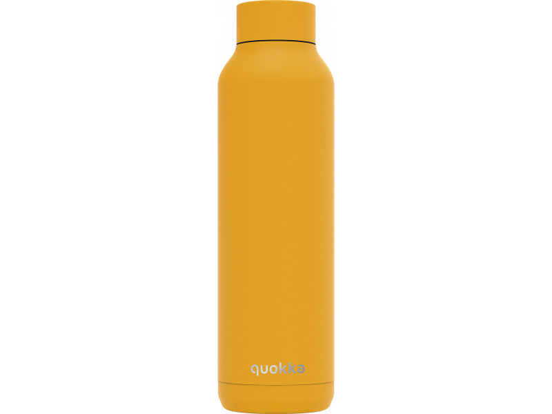 Levně QUOKKA nerezová termoláhev SOLID AMBER YELLOW 630 ML TERMO