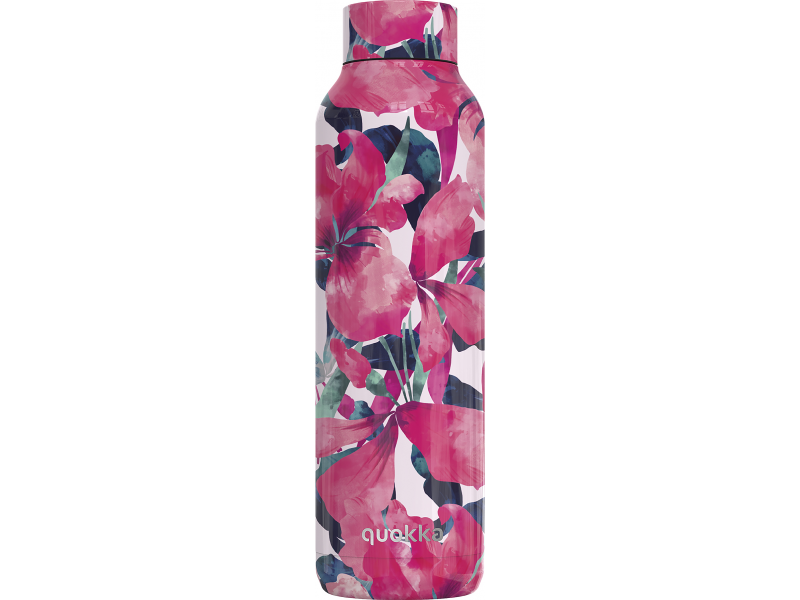 Levně QUOKKA nerezová termoláhev SOLID PINK BLOOM 630 ML TERMO