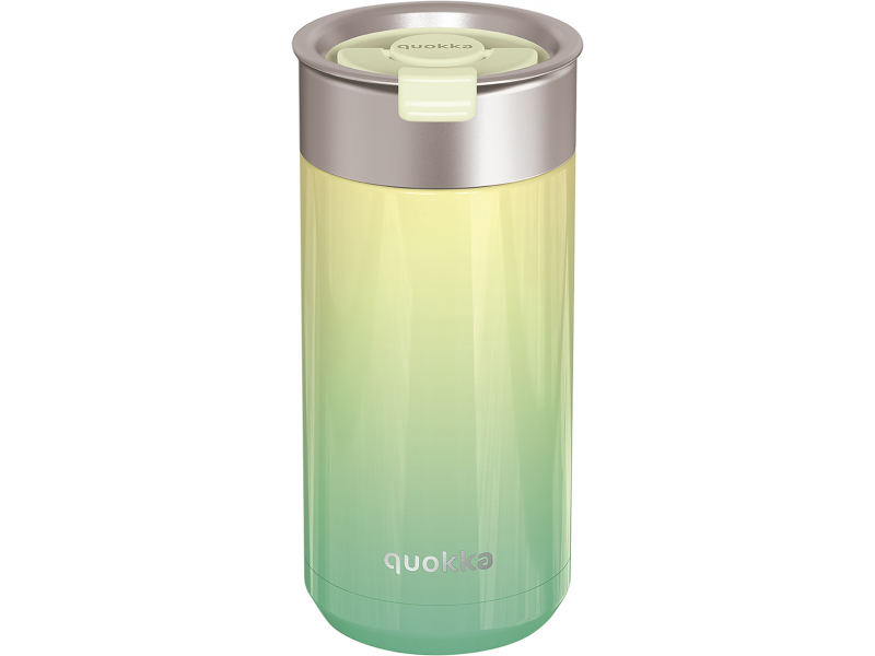 Levně QUOKKA nerezový termohrnek se sítkem BOOST LEMON LIME 400 ML TERMO