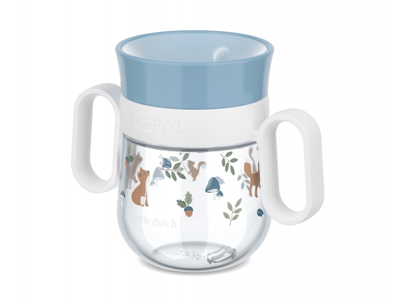 Levně LITTLE DUTCH Hrnek trénovací 360° 200 ml 6m+ Forest Friends TERMO