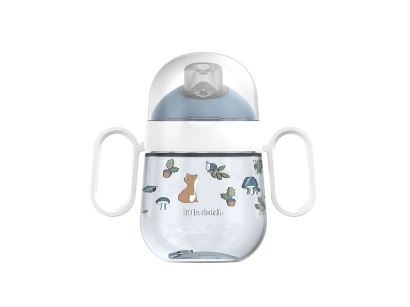 Levně LITTLE DUTCH Hrnek s pítkem 200 ml Forest Friends TERMO