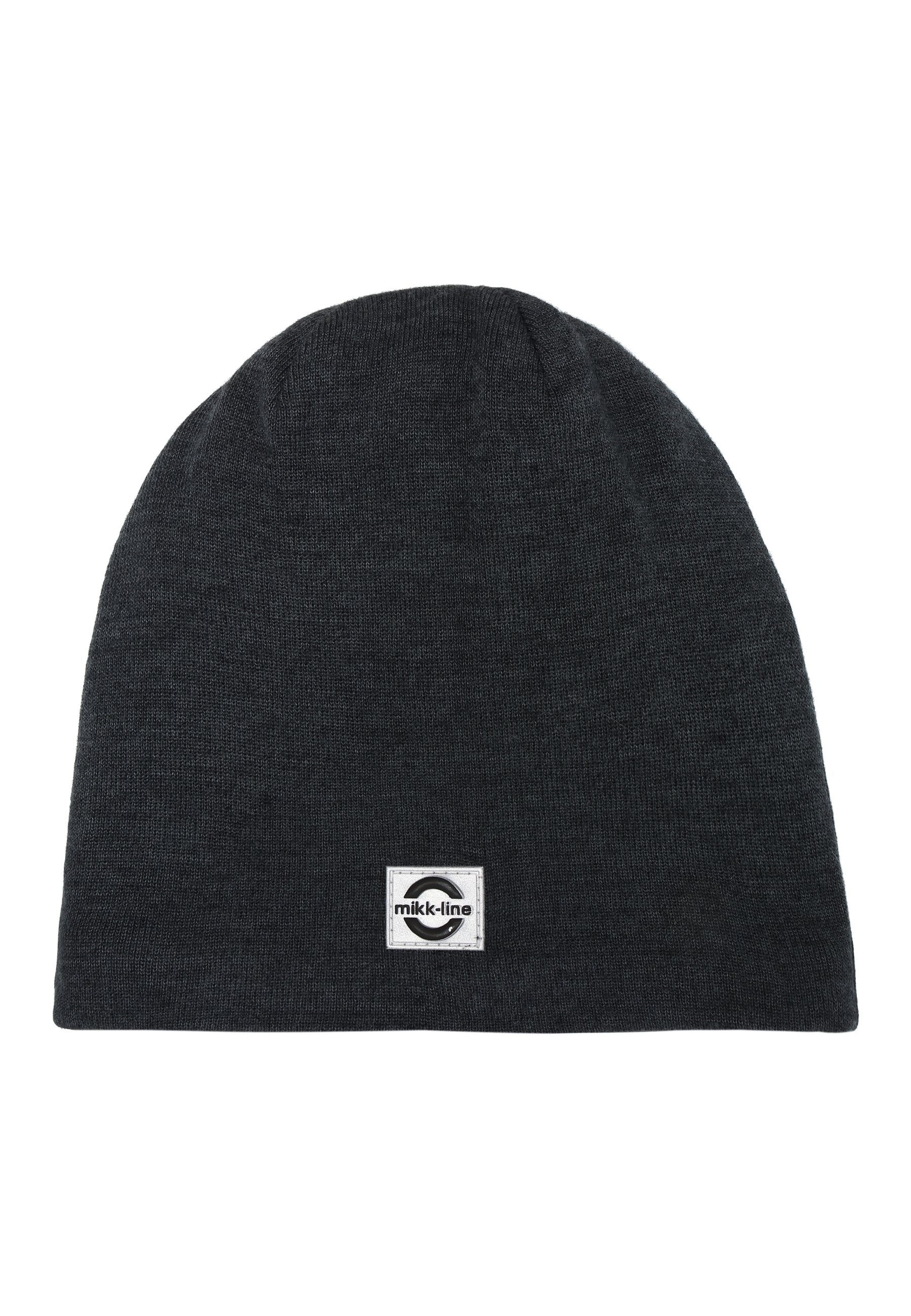 Levně Mikk-Line Mikk - Line dětská dvouvrstvá vlněná čepice 91005 - Dark Grey Melange