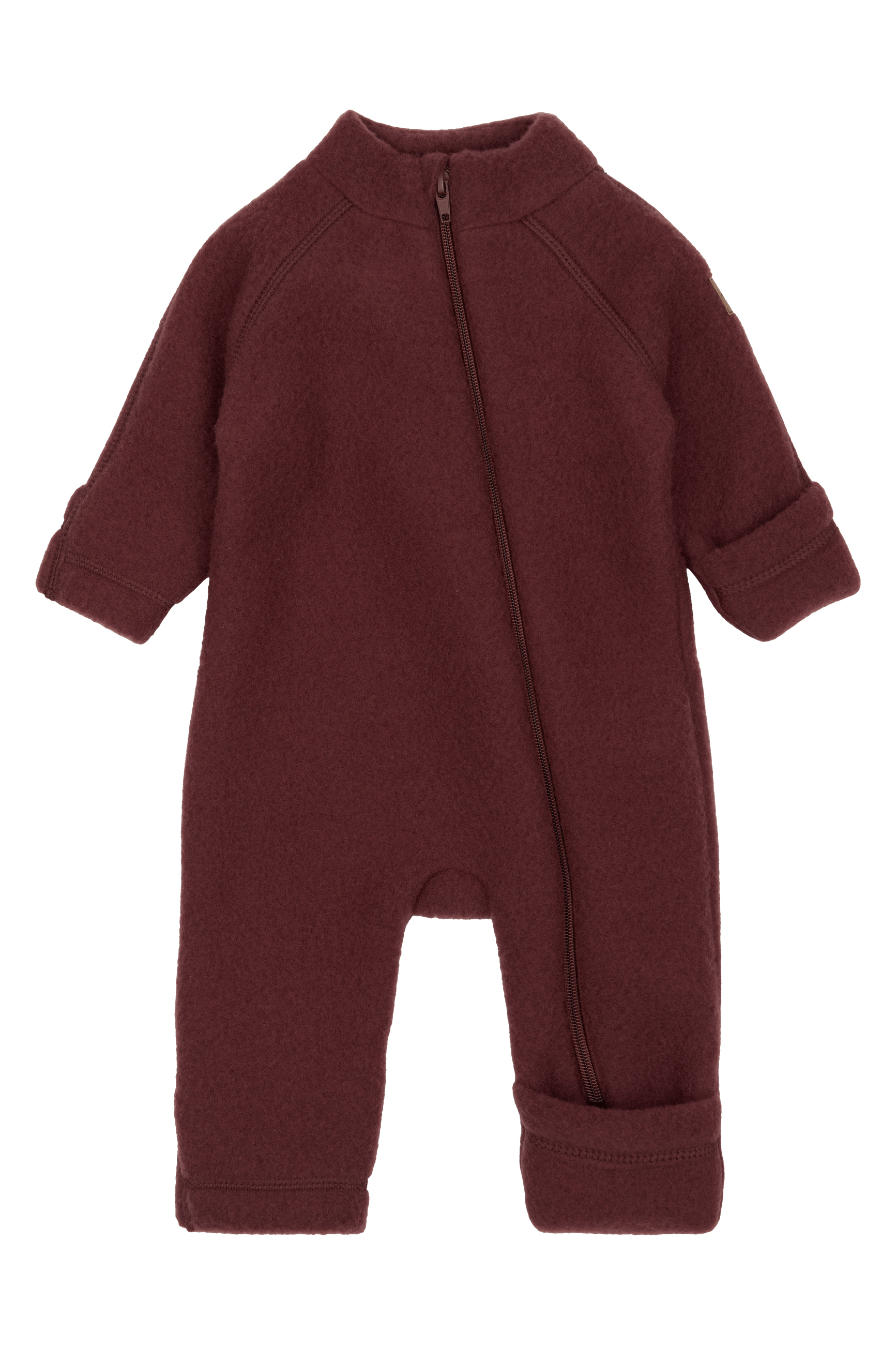Mikk-Line kojenecký vlněný merino overal 50005 - Rum Raisin