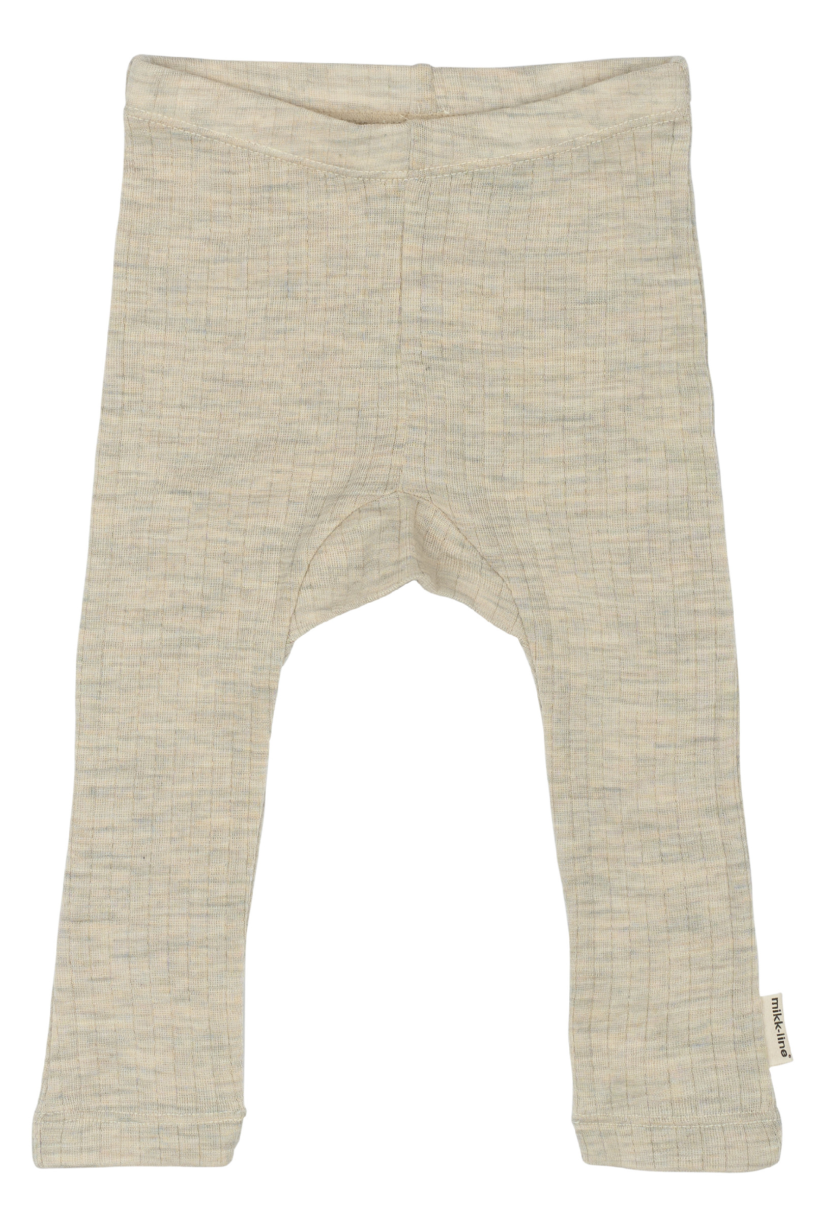 Levně Mikk-Line Mikk - line dětské vlněné legíny 6018 - Melange OffWhite