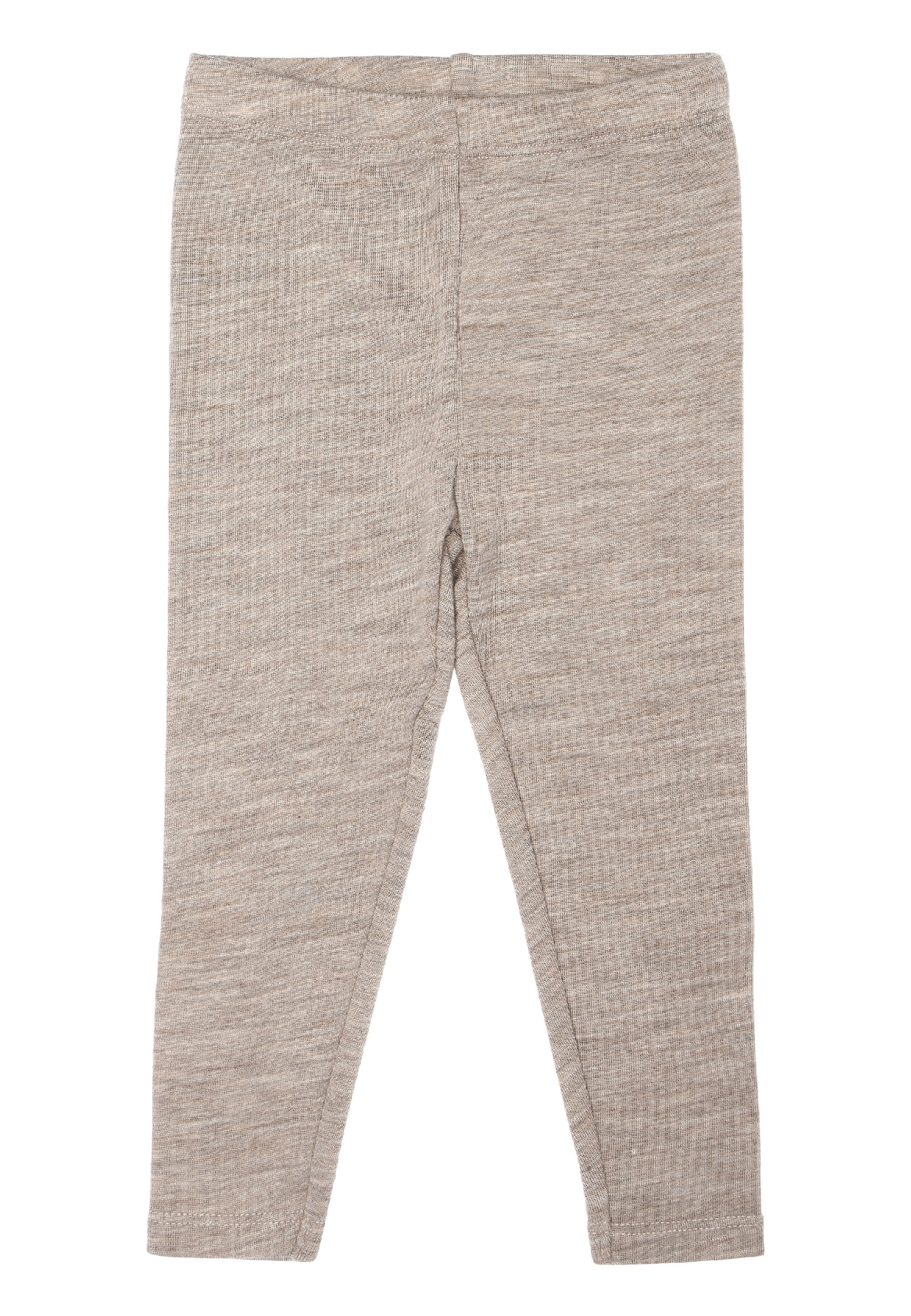 Levně THE NEW SIBLINGS kojenecké vlněné legíny 5697 - Light Brown Melange