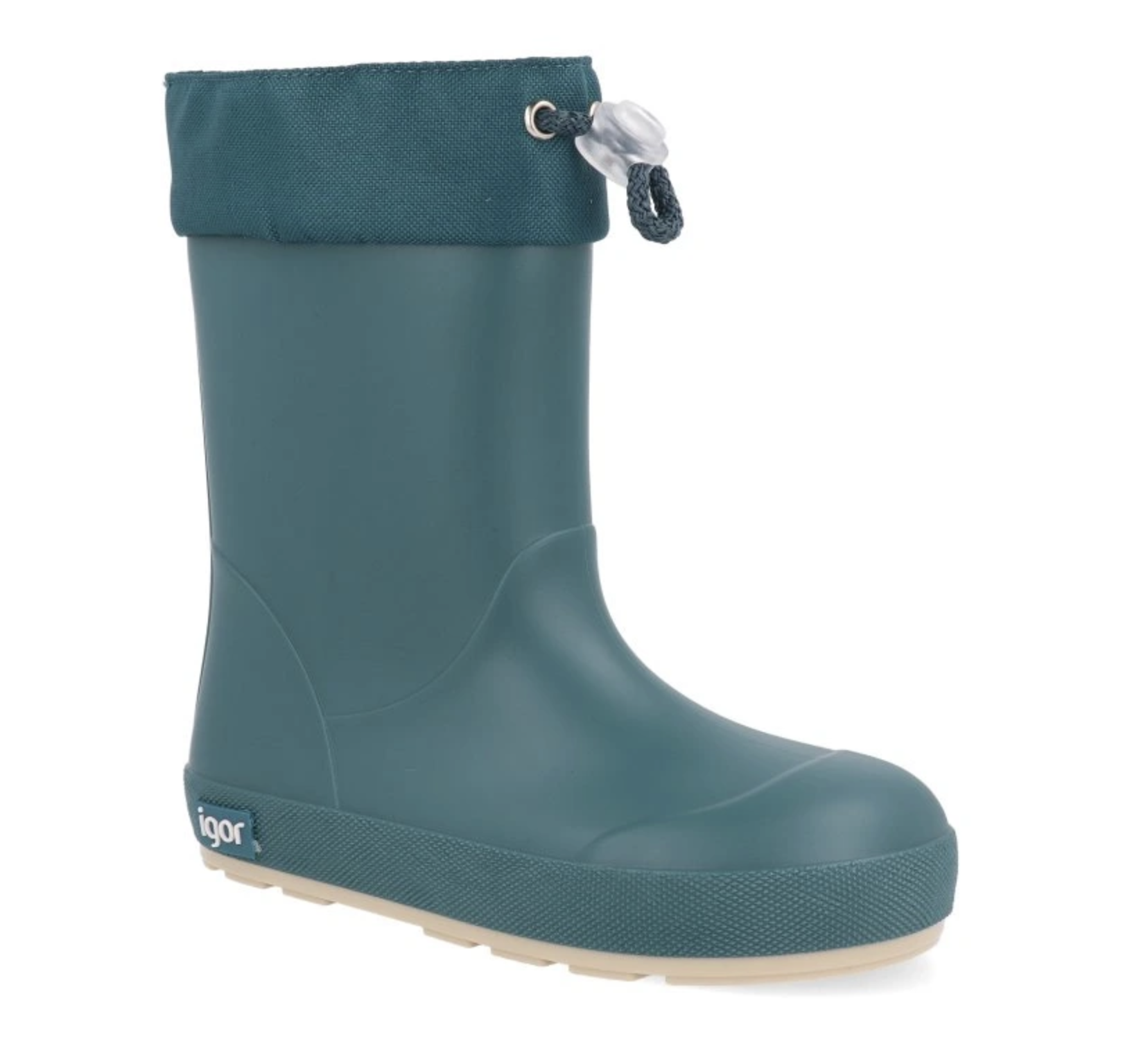 Igor dětské barefoot zateplené holínky 10318-213 petroleo