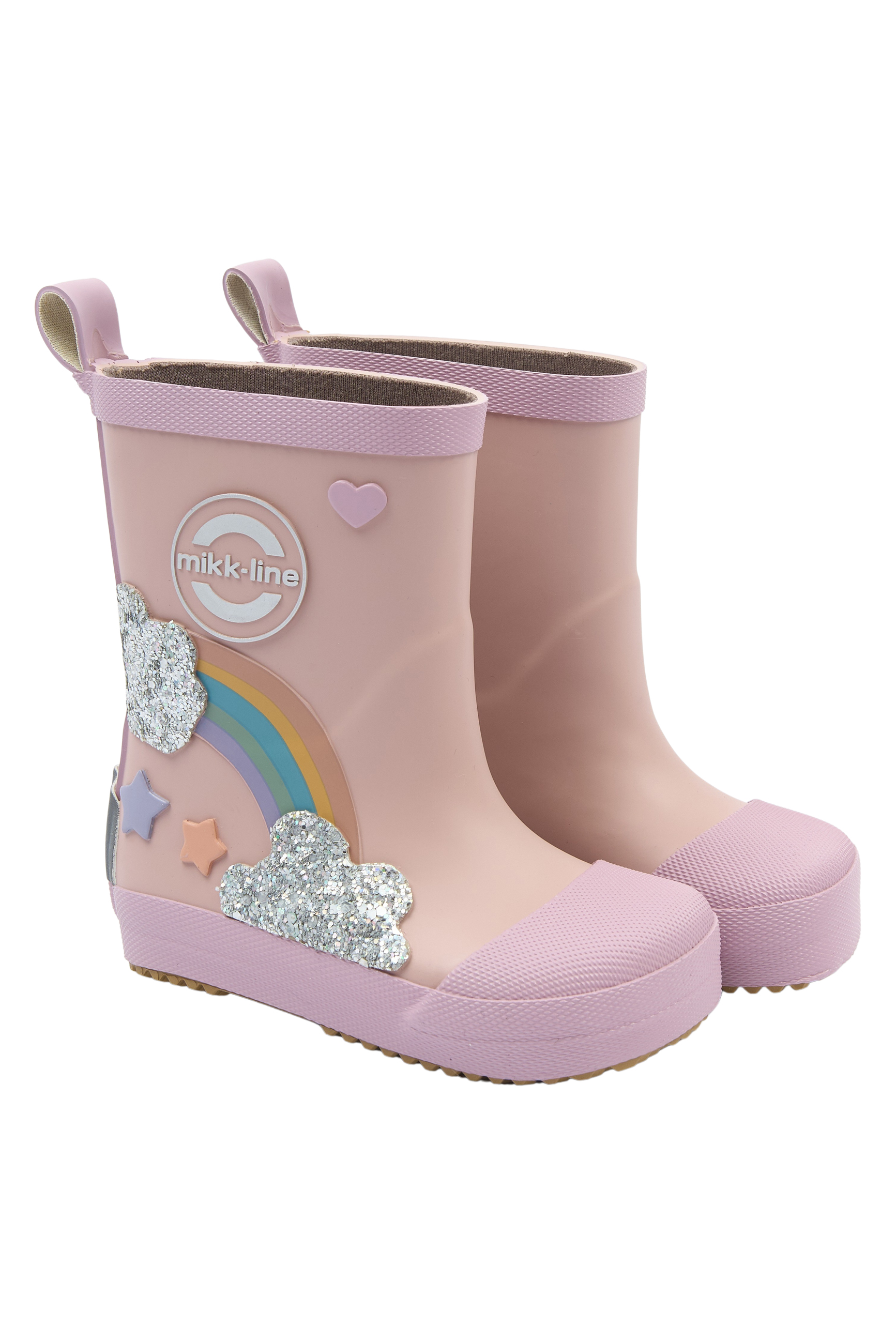 Mikk-Line dětské barefoot holínky 38108 Adobe Rose