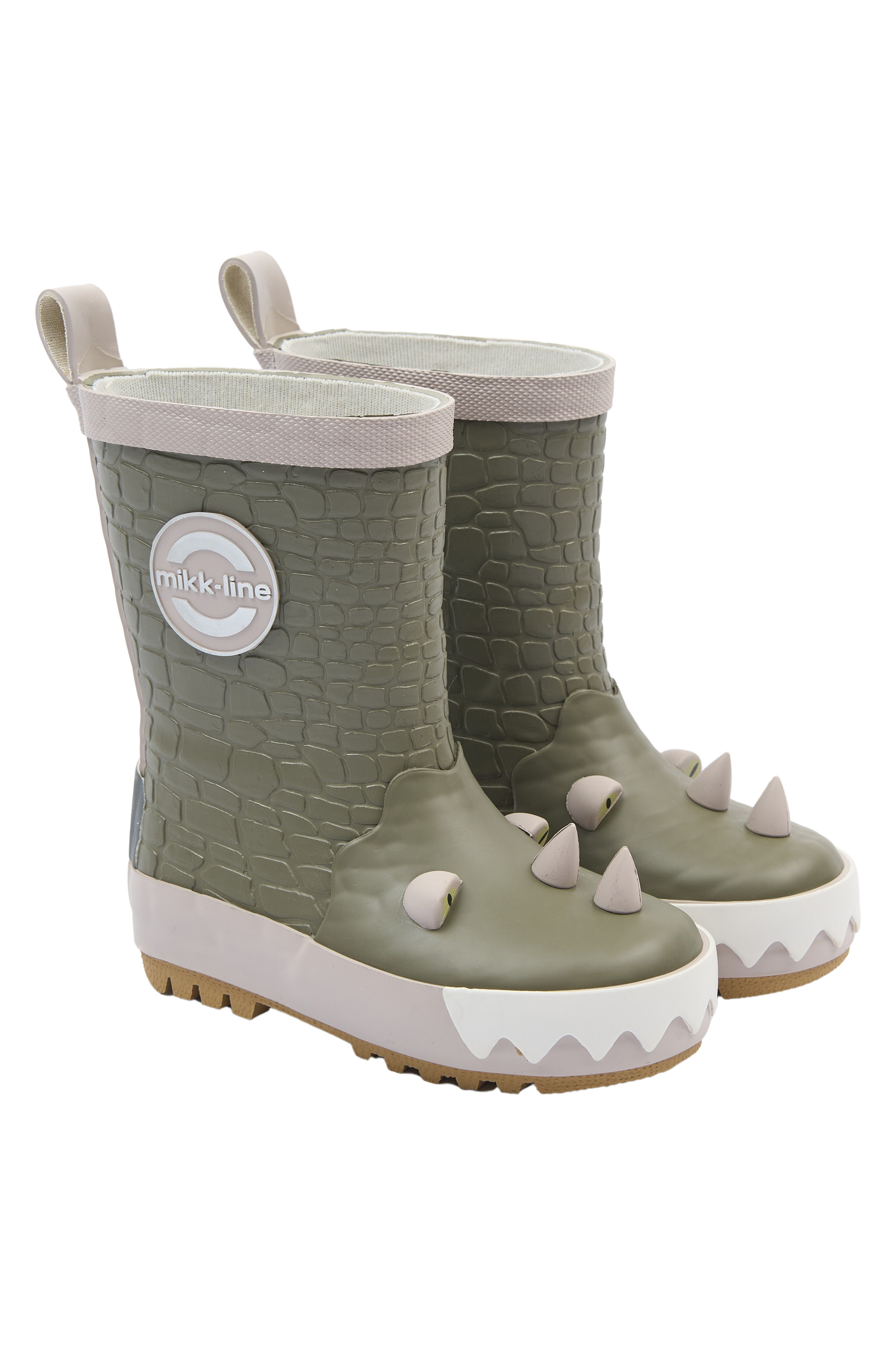 Mikk-Line dětské holínky 38102 Dusty Olive