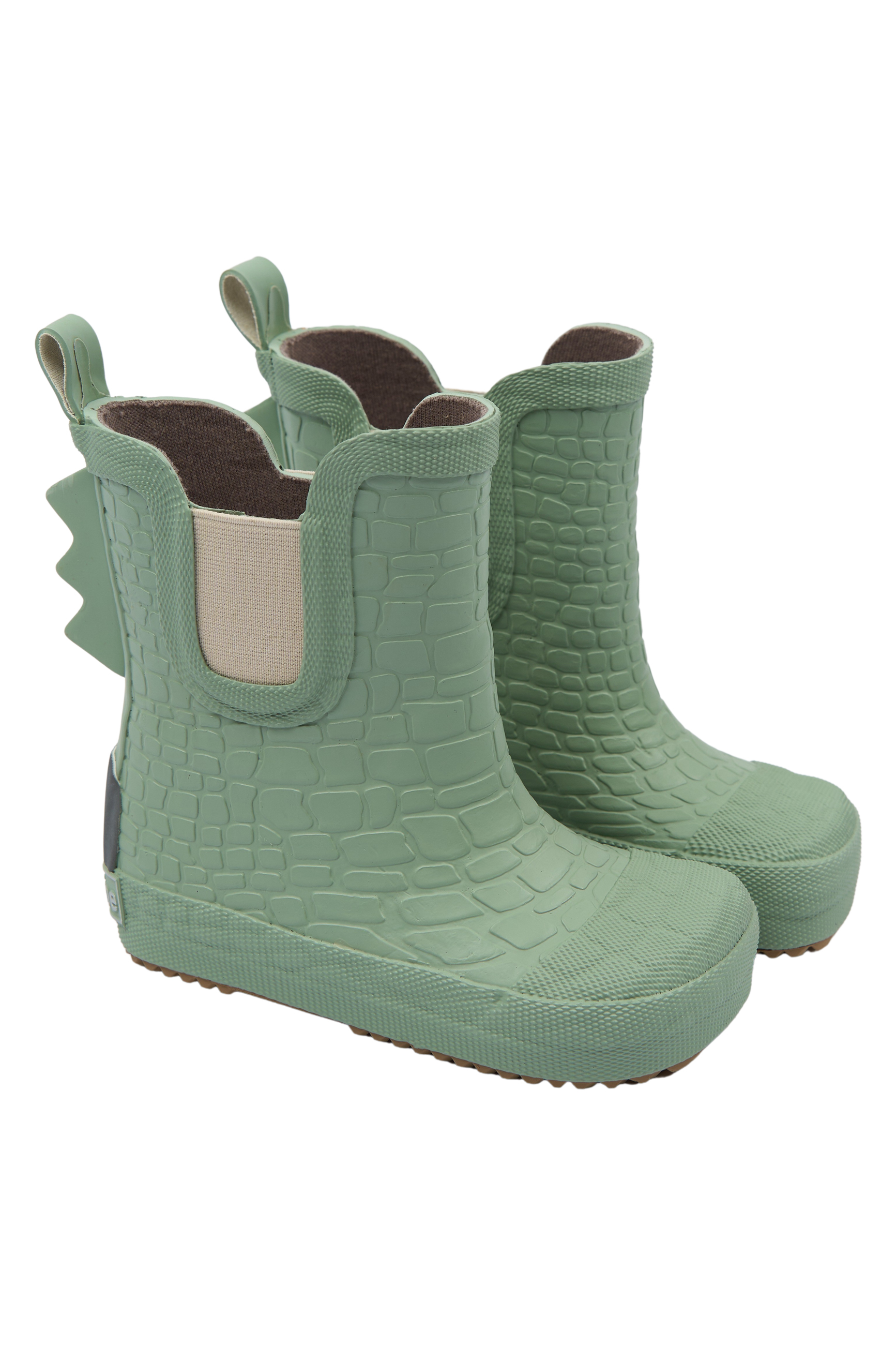 Levně Mikk-Line dětské nízké barefoot holínky 38099 Green Milieu
