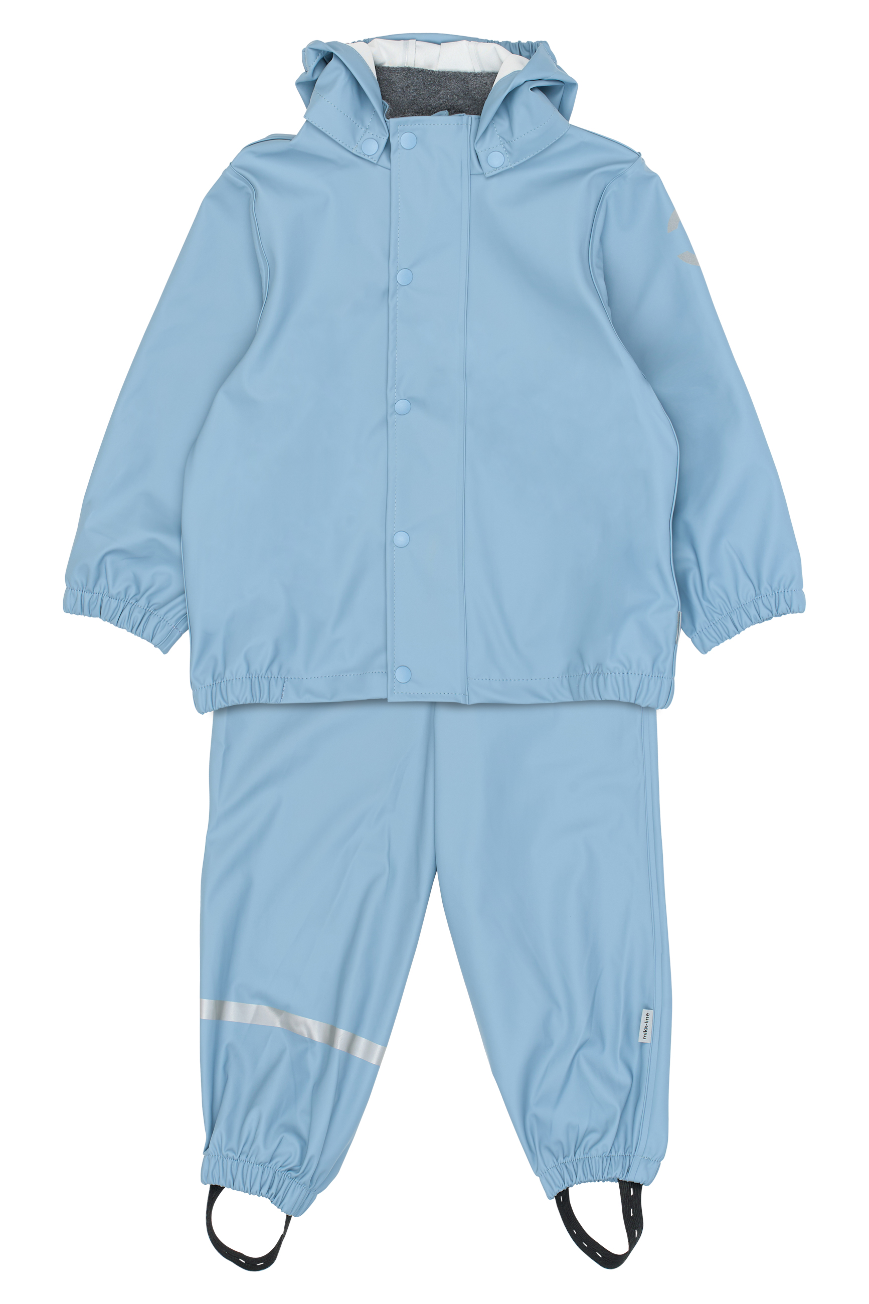 Mikk-Line dětská nepromokavá souprava do deště bez šlí 33129 Faded Denim