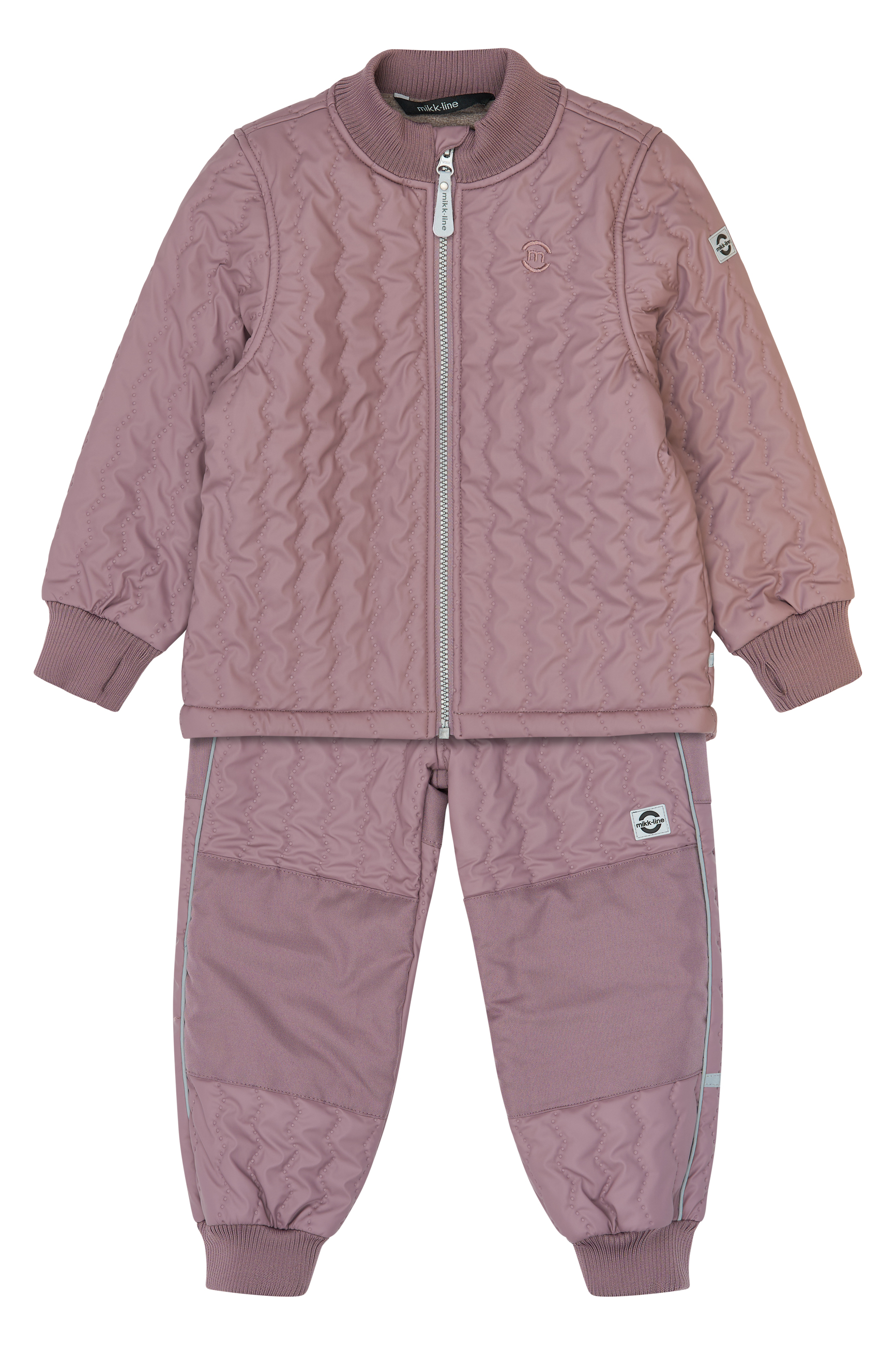 Levně Mikk-Line dětské termo bunda + kalhoty 16817 Twilight Mauve