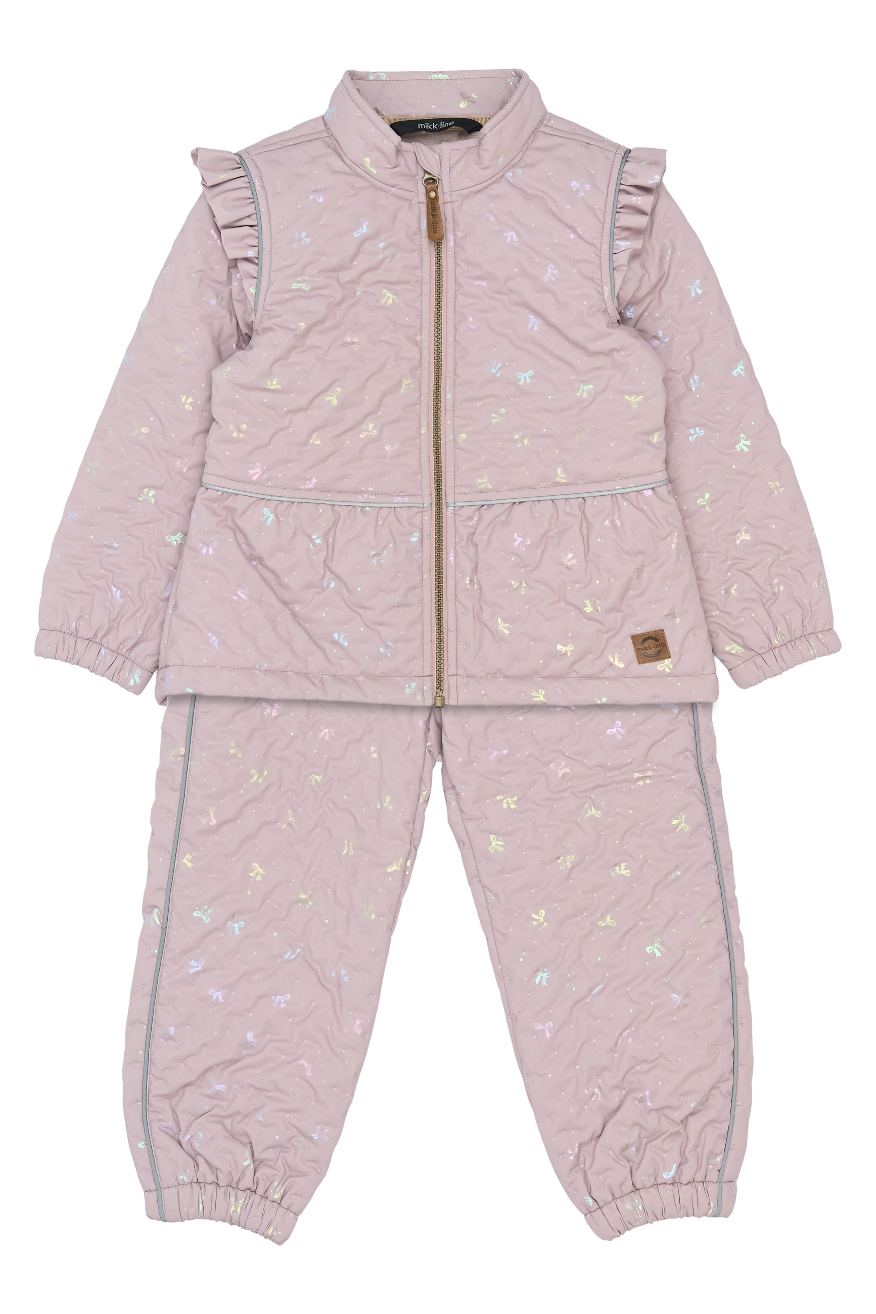 Levně Mikk-Line dětské termo bunda + kalhoty Thermal+ 4244 Bow Foil