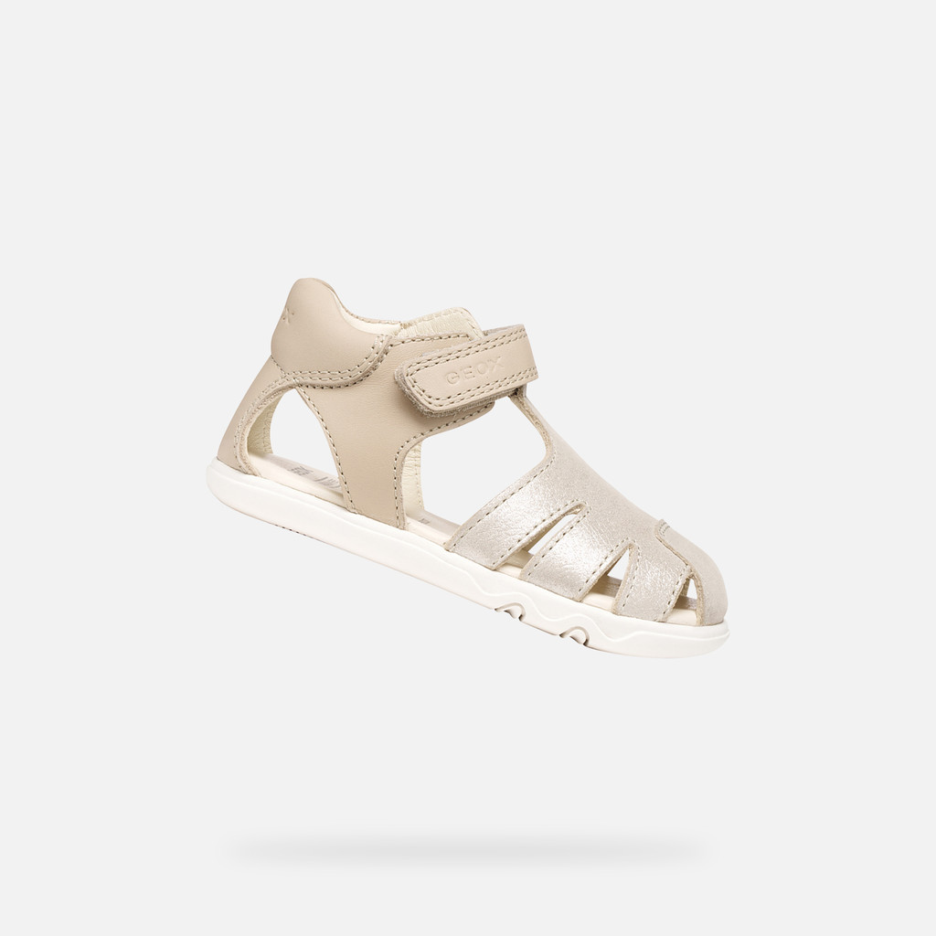 GEOX dětské barefoot sandály pro první krůčky B656QA C5000
