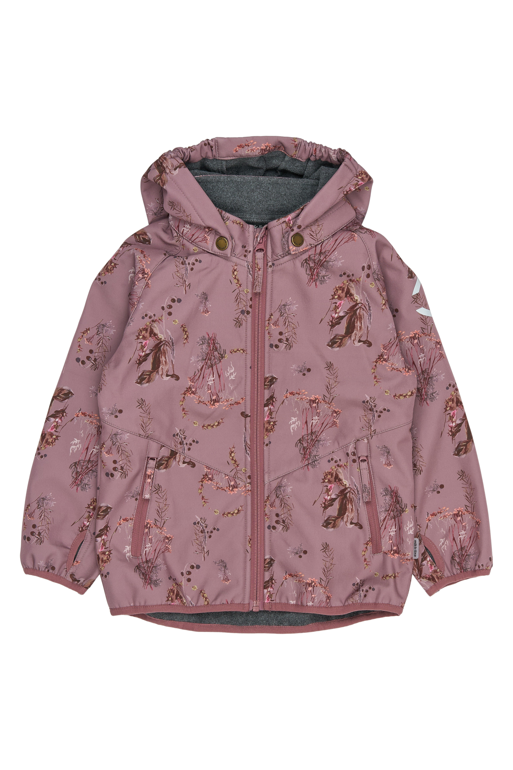 Levně Mikk-Line dívčí softshellová bunda 16218 Rose Brown