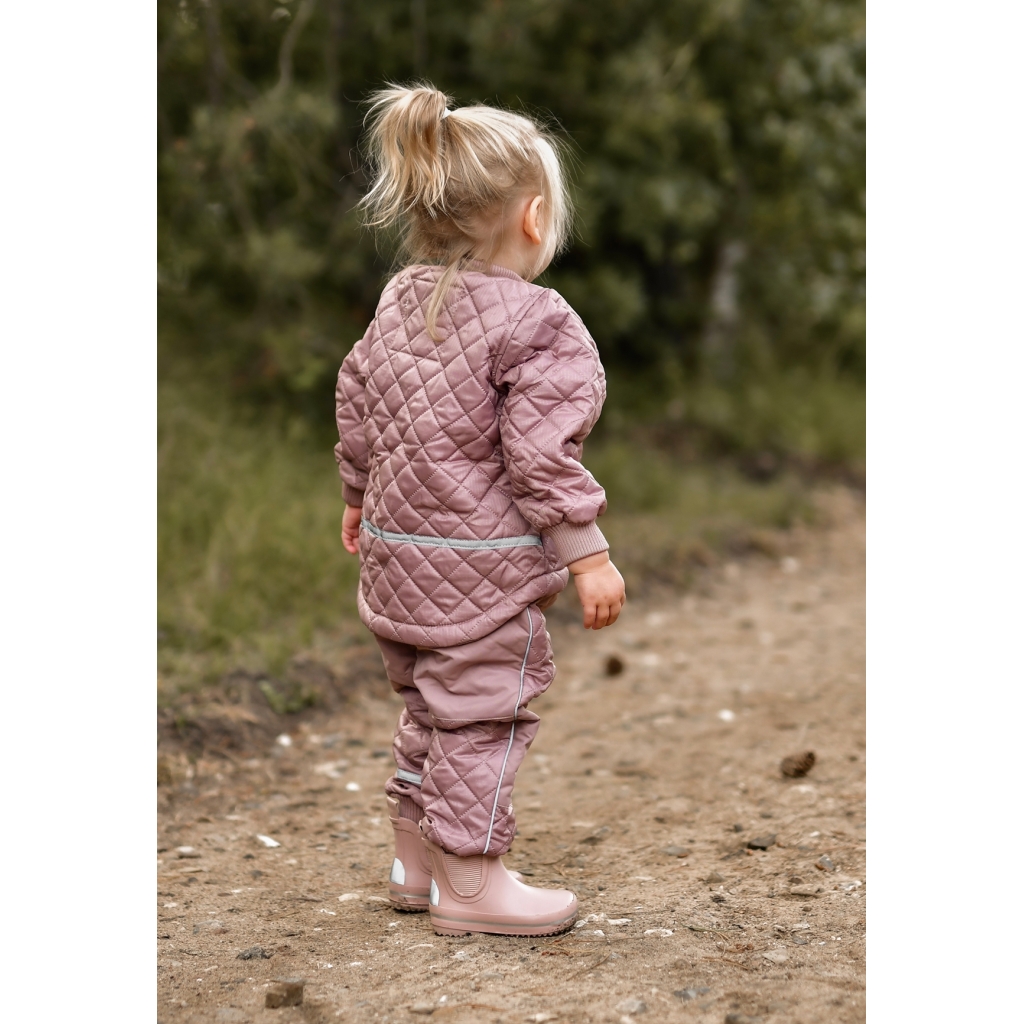 Mikk-Line Mikk - Line dětské termo kalhoty s bundou Adobe Rose 4205