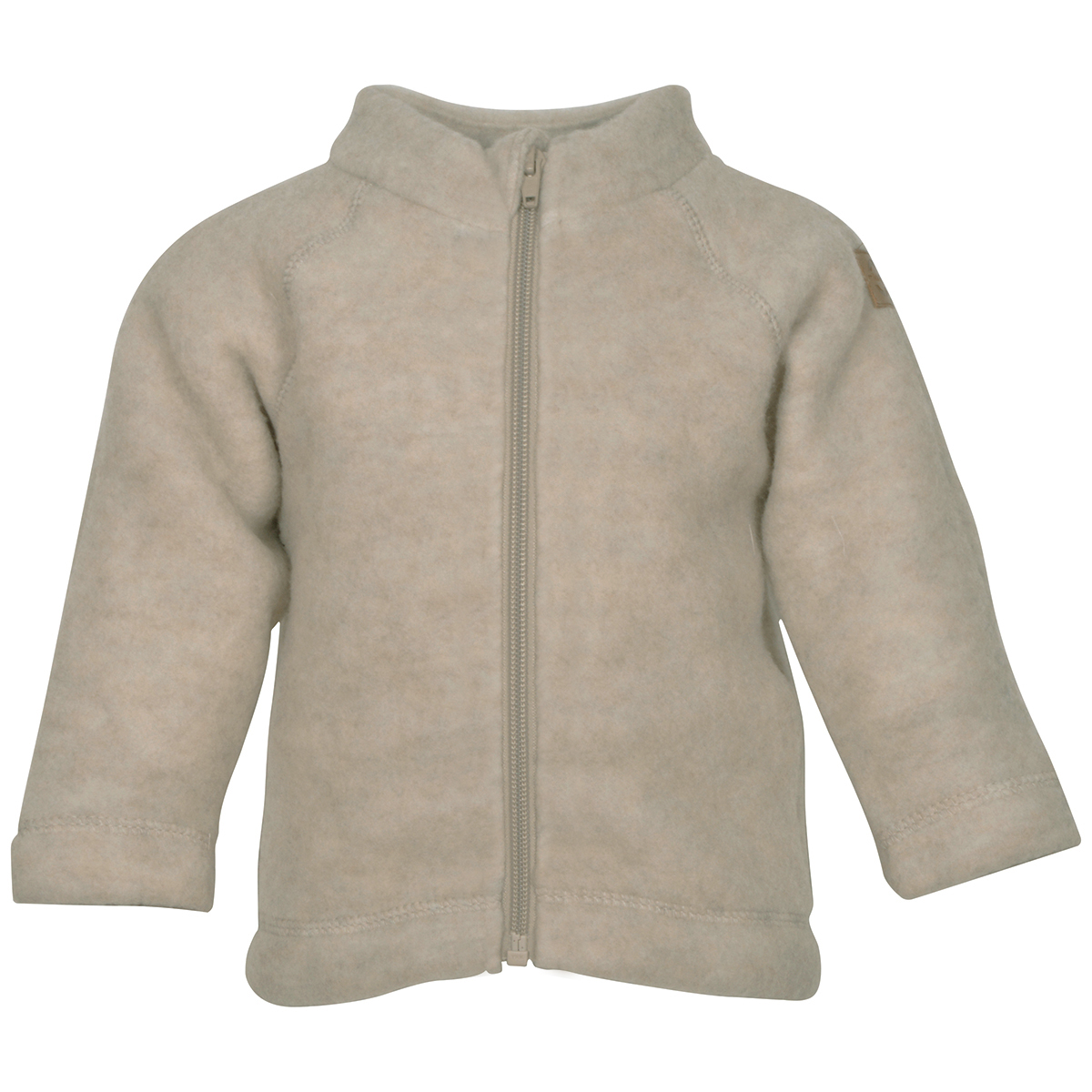 Levně Mikk-Line dětská vlněná merino mikina Offwhite 50001