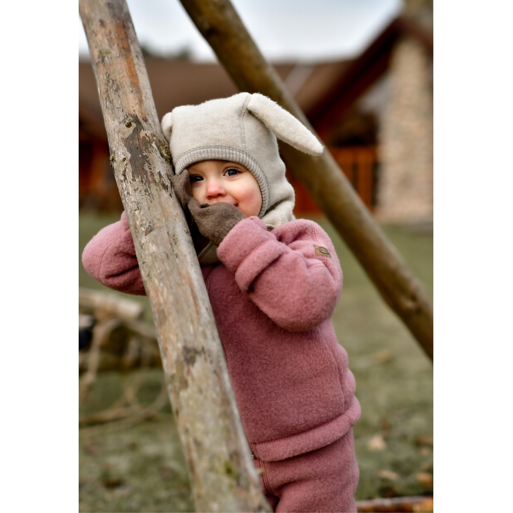 Levně Mikk-Line dětská vlněná merino mikina 50001 - Burlwood