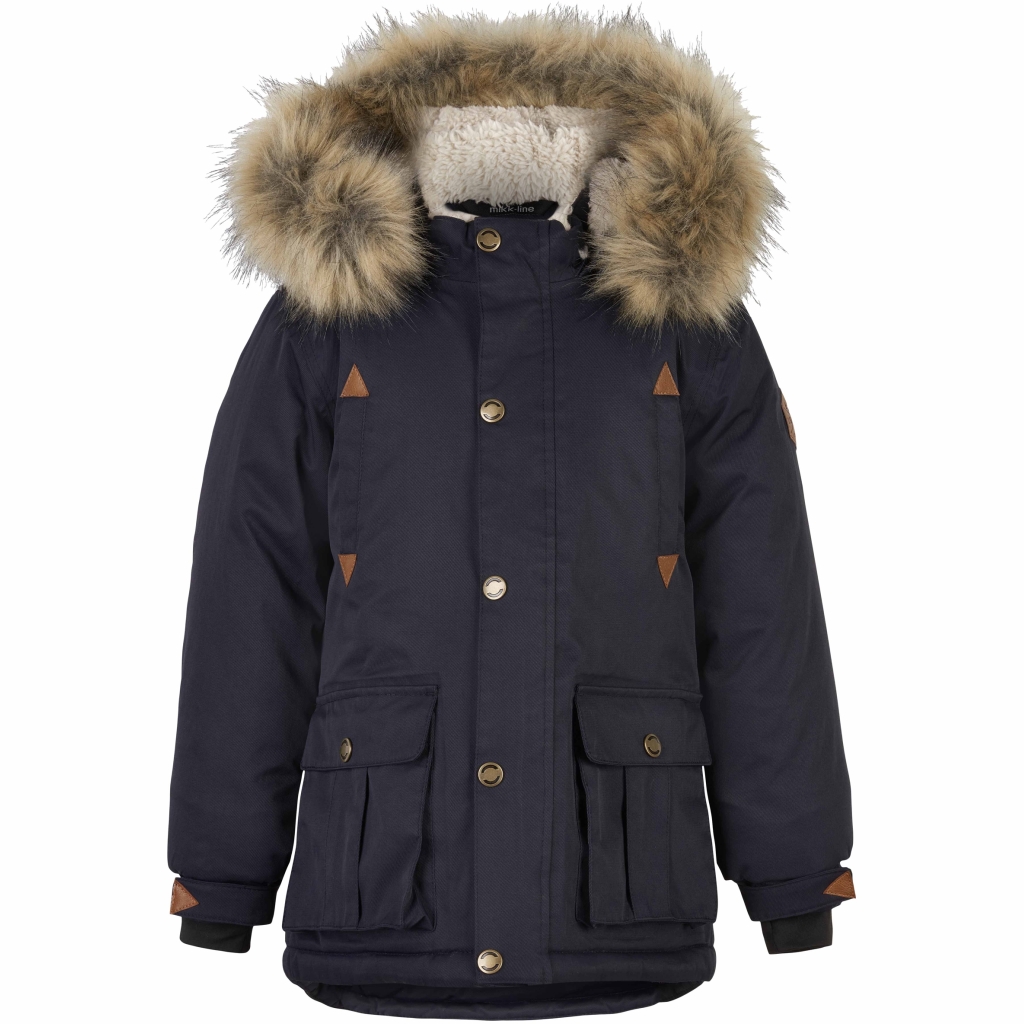 Mikk-Line Mikk - Line chlapecká parka ML19111 Dark Navy Velikost: 98