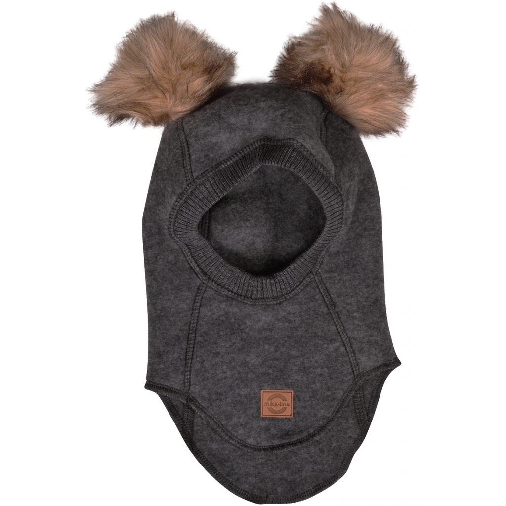 Levně Mikk-Line Mikk - Line kojenecká vlněná merino kukla 50036 - Anthracite Melange