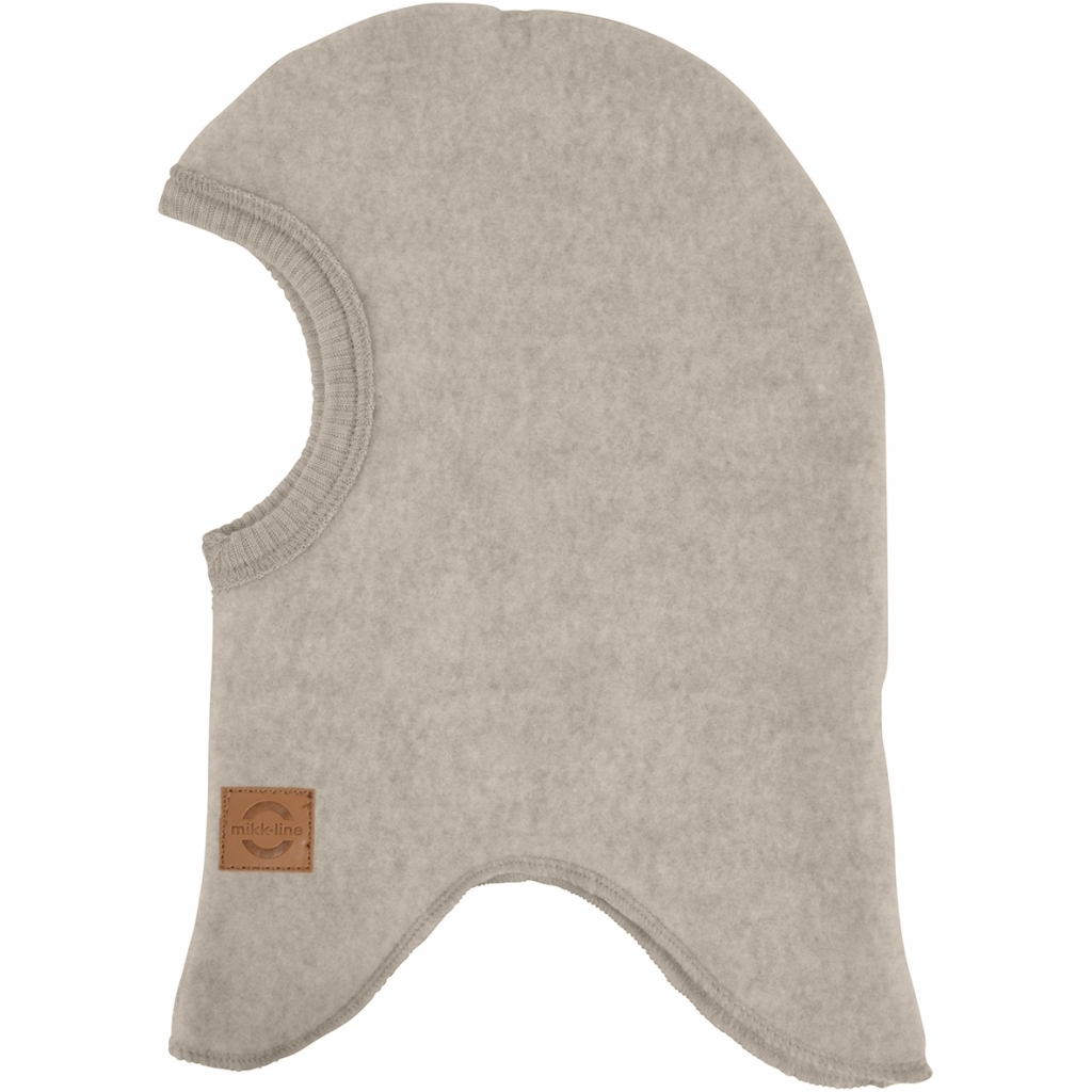 Levně Mikk-Line Mikk - Line kojenecká vlněná merino kukla 90016 - Melange Offwhite