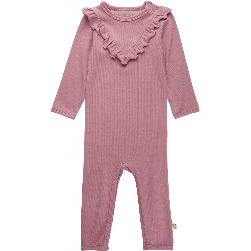 Levně Soft Gallery dětské pyžamo overal SG1586 - Lilas