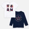 Mayoral boys' t-shirt with short sleeves set 03076-091
