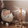 Smallstuff Pink Wicker Pram 51001-10  Ruční výroba