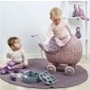 Smallstuff Purple Wicker Pram 51001-07  Handmade