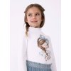 Mayoral dievčenské tričko s dlhým rukávom 4001 - 059