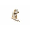 Smallstuff tahací hračka zvířátko pes 40042 - 17  100% bavlna, dřevo