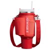 STANLEY The All-Day Quencher/Cup Carry-All Carrier Hot Coral  Bezpečné pro potraviny